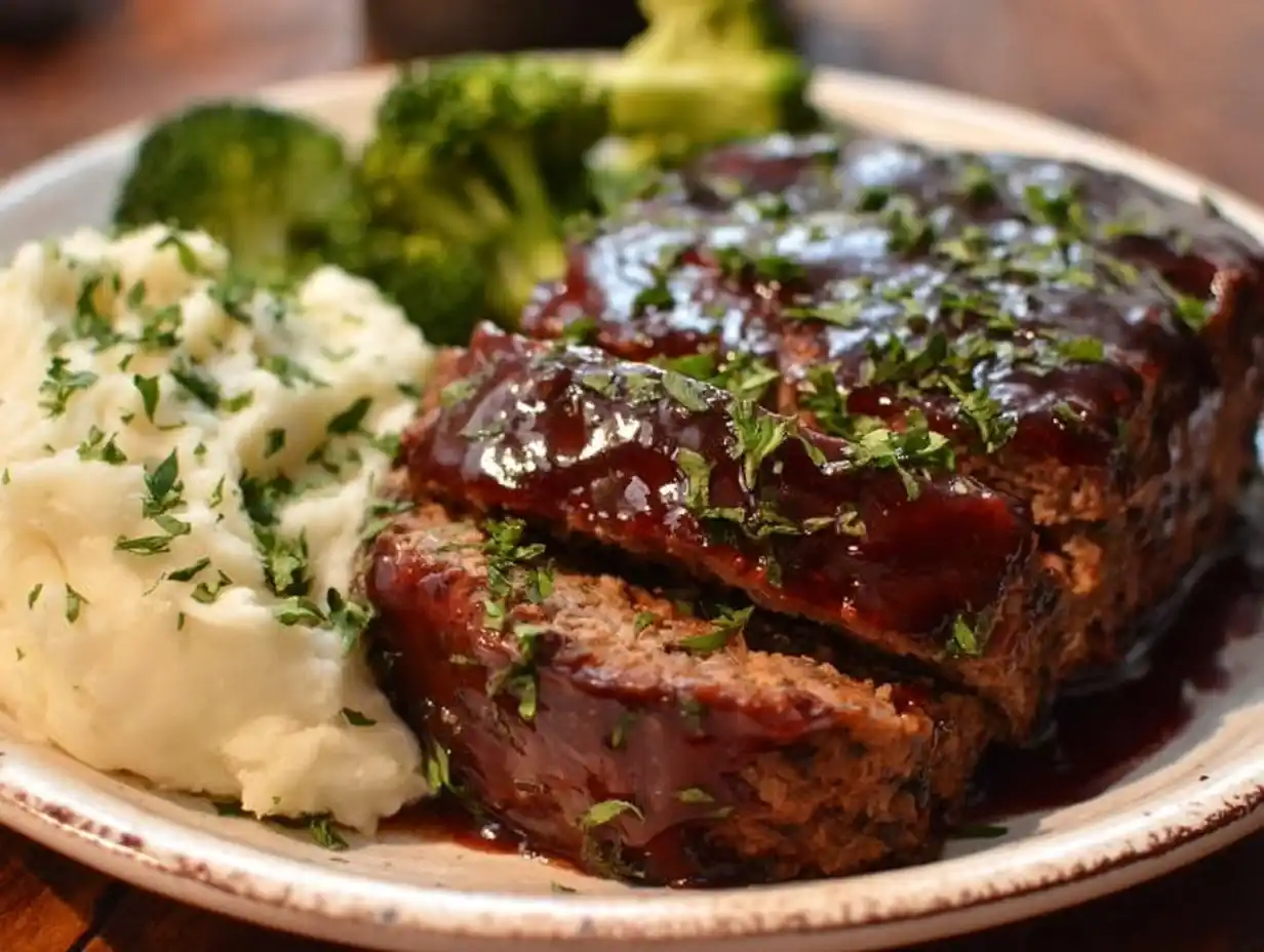 Simple & Delicious Balsamic Glazed Meatloaf for Any Night
